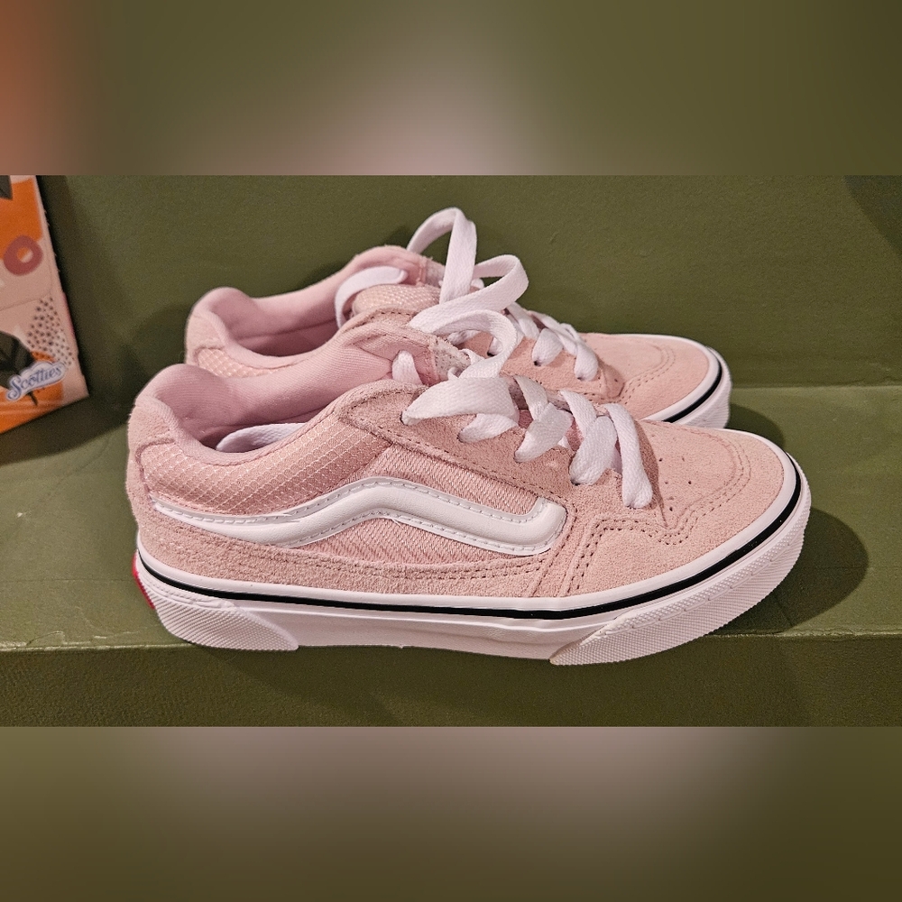Vans Kids Light Pink Sneakers